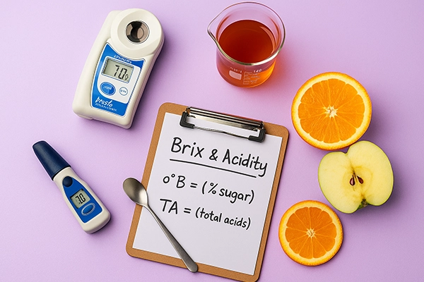 Brix and acidity